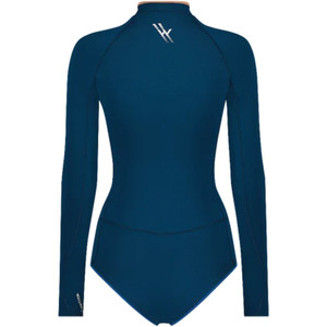 2024 Wallien Womens Yulex Horizonia 1.5mm Front Zip Springsuit 101006 - Blue Marine